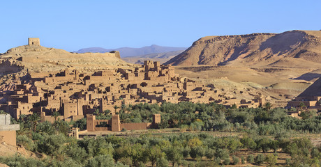 Fototapeta na wymiar Ksar of Ait-Ben-Haddou in Morocco. UNESCO World Heritage