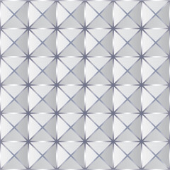 Crumpled paper with geometric seamless pattern.
