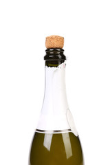 Start opening champagne bottle