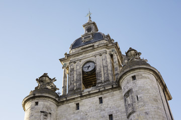Fototapeta na wymiar Grosse Horloge de La Rochelle