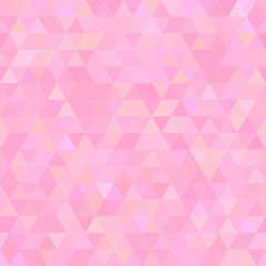 Light pink abstract triangles seamless background