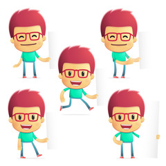 casual man in various poses for use in advertising,