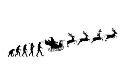 Evolution Santa