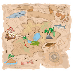 Treasure Island  map