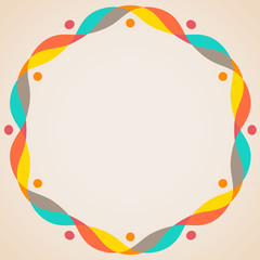 Design elements - colorful waves