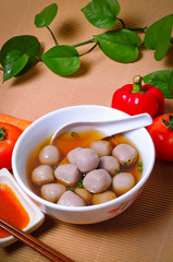 soup with meatballs