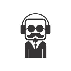 mustache guy icon