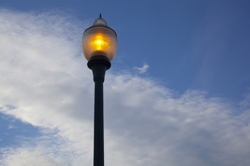 A tungsten lamp post