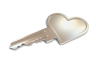 heart shaped key 