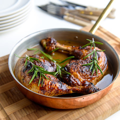Chicken in pan