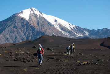 trekking on Kamchatka