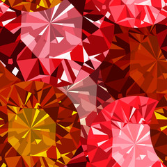 Gem seamless pattern. Ruby seamless pattern background.