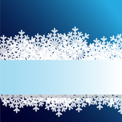 Decorative abstract snowflake.