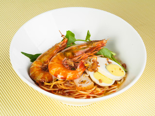 Prawn noodle - spicy noodles