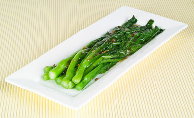Stir Fried Vegetables on plate