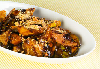 rojak asia fruits salad on background