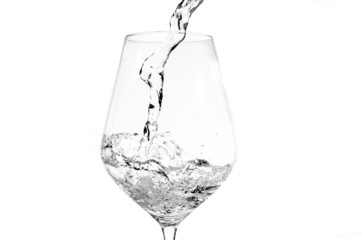 Pouring fresh water