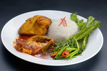 asia food and rice malaysia