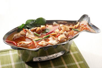 Thai Food Tom Yum seafood