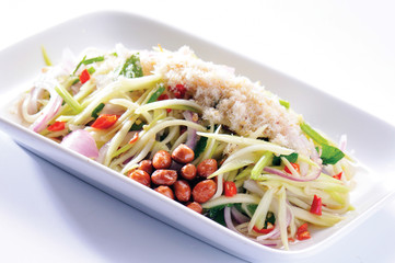 salad Seafood Thai Style in thai restaurant