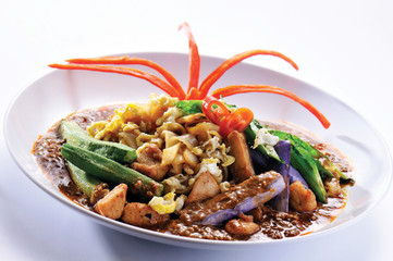 noodles and chicken