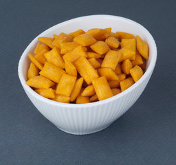 Junk food on background