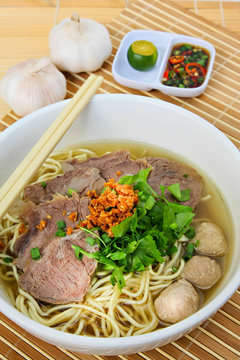 Beef Stew Noodle Soup. asia food