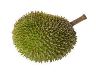 Durian, the king of fruits South East Asia on background.