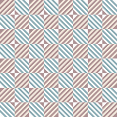 Abstract pattern of squares and stripes