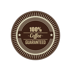 Fototapeta premium Coffee label
