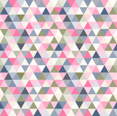 Abstract geometric seamless pattern with triangles