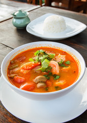 Thai traditional food ,Tom Yum Goong