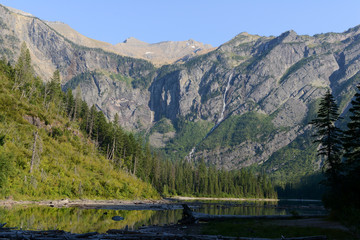 Fototapeta na wymiar Glacier National Park au USA