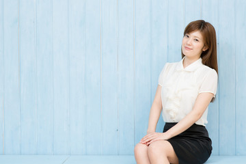 Obraz premium 爽やかな女性