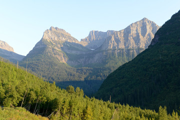 Fototapeta premium Glacier National Park au USA