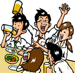 飲み会 © hiro_koubou