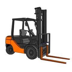 Forklift  vector