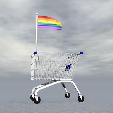 Gay Shopping - 3D Render