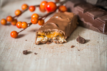 Closeup chocolate