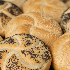 Frische Brötchen vom Bäcker