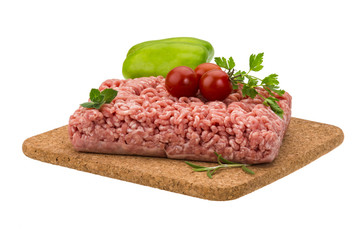 Stuffed raw meat