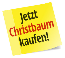 Jetzt Christbaum kaufen!
