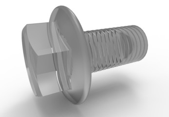 Sechskantschraube mit Flansch