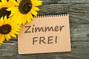 Naklejka premium bed and breakfast