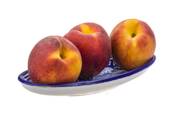 Bright ripe peaches