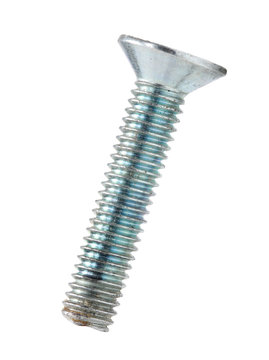 Screw isolated on white background