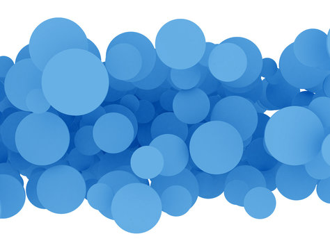 Abstract 3d Blue Design Circles