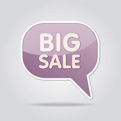 text bubble BIG SALE