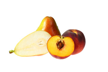 Pears and peaches