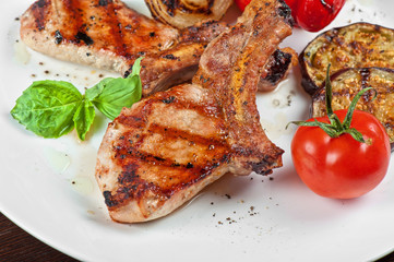 meat with vegetable